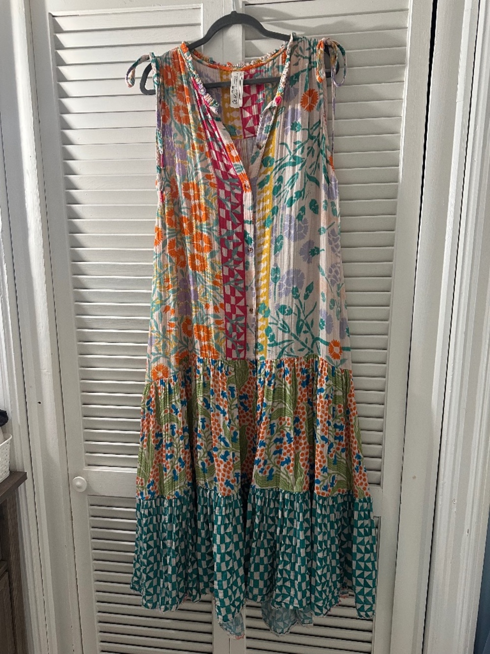 Ellen Merchant for Anthropologie XL - 2X summer dress maxi - Picture 2 of 3